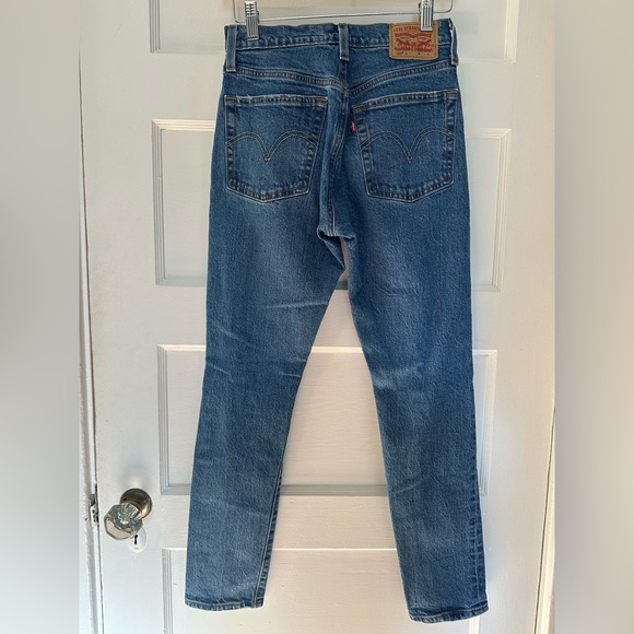 Levi's 501 S Skinny Jeans Indigo Sky - Dark Wash - Picture 6 of 17